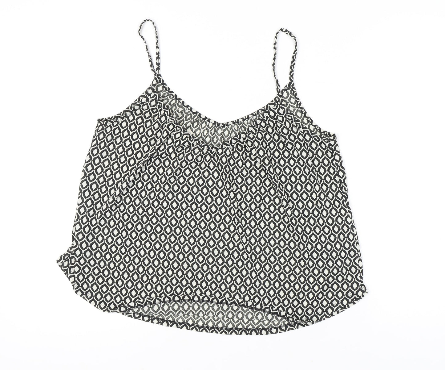 Womens UK Size 14 H&M Black Camisole Tank