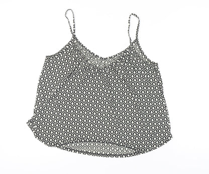 Womens UK Size 14 H&M Black Camisole Tank