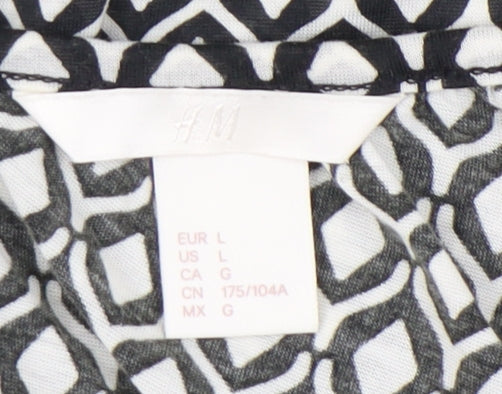 Womens UK Size 14 H&M Black Camisole Tank