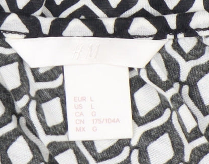 Womens UK Size 14 H&M Black Camisole Tank