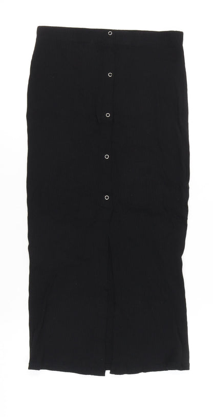 ASOS Women's Black Midi Pencil Skirt Size 10