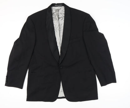 Mens UK Size 40 Marks and Spencer Regular Black Suit Jacket