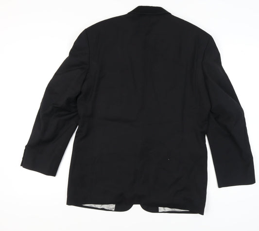 Mens UK Size 40 Marks and Spencer Regular Black Suit Jacket