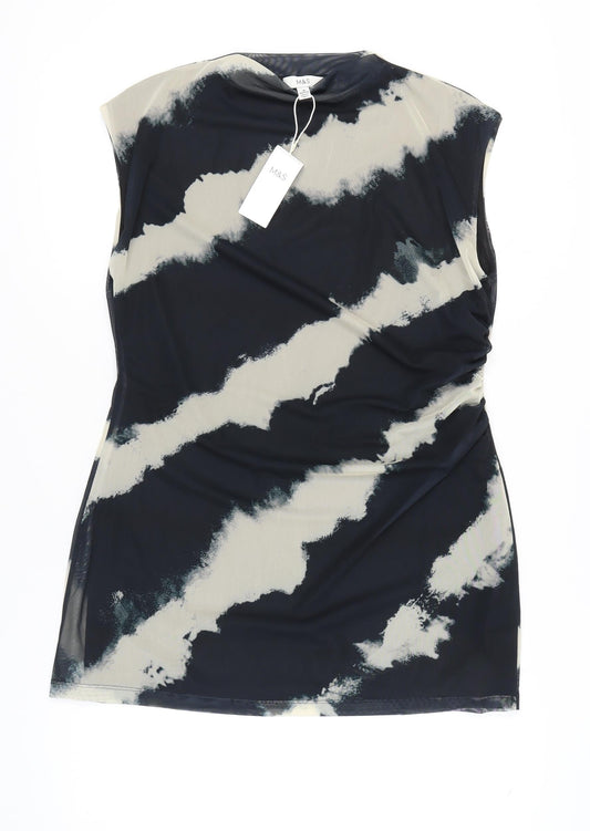 Marks and Spencer Women's Black Sleeveless Dress