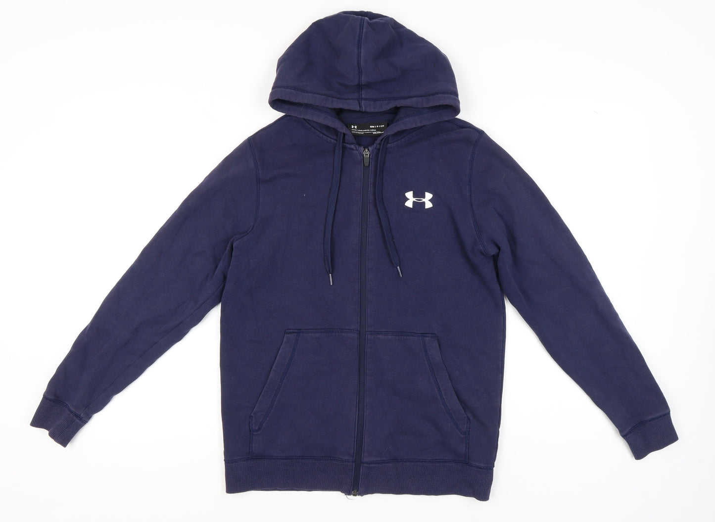 Under Armour Men's Blue Full Zip Hoodie, Size S
