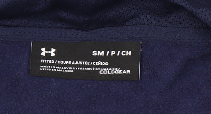 Under Armour Men's Blue Full Zip Hoodie, Size S
