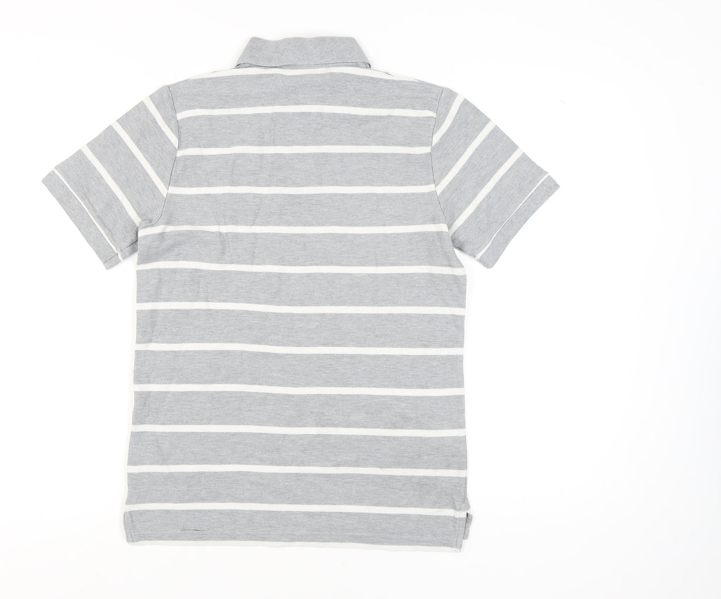 Nike Men’s Striped Grey Polo Shirt M