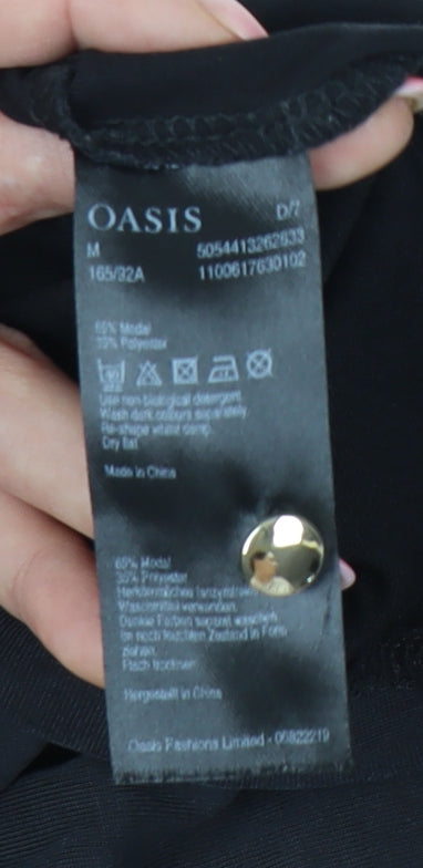 Oasis Women's Black Sleeveless Dress