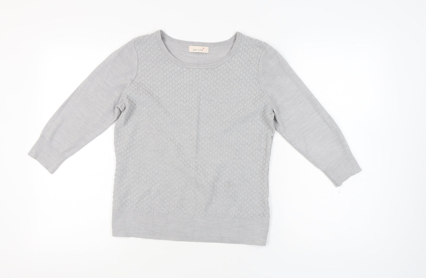 Womens UK Size 12 Marks and Spencer Grey Pullover Jumper