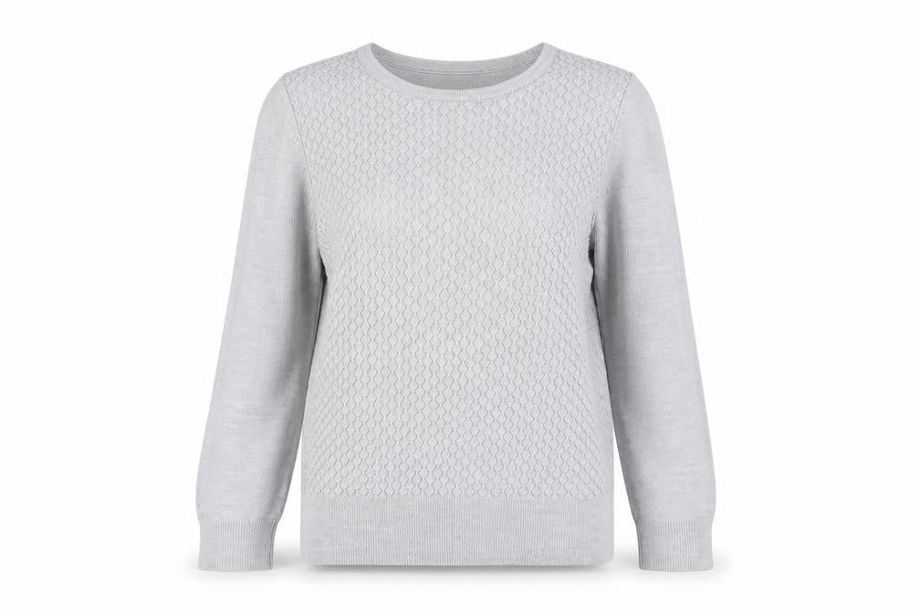 Womens UK Size 12 Marks and Spencer Grey Pullover Jumper