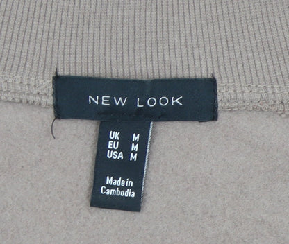 New Look Women's Brown Zip Sweatshirt Size M