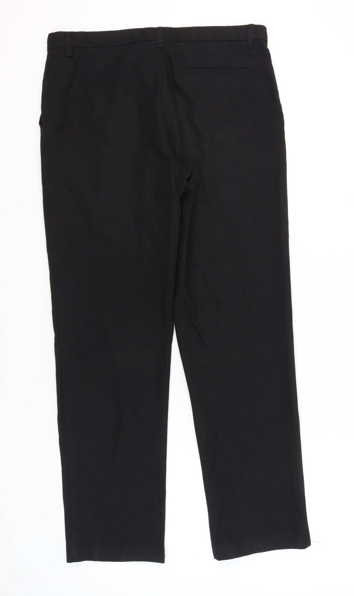 Marks and Spencer Boys Black Dress Pants 12 Years Regular Fit