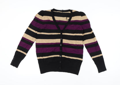 Womens UK Size 14 BHS Black Cardigan Jumper