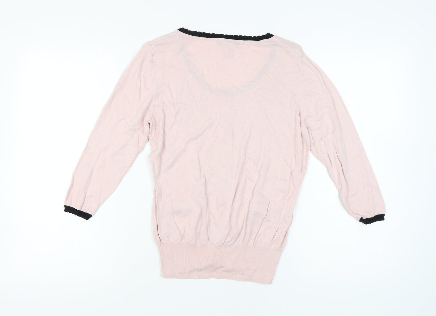 Womens UK Size 12 H&M Pink Cardigan Jumper