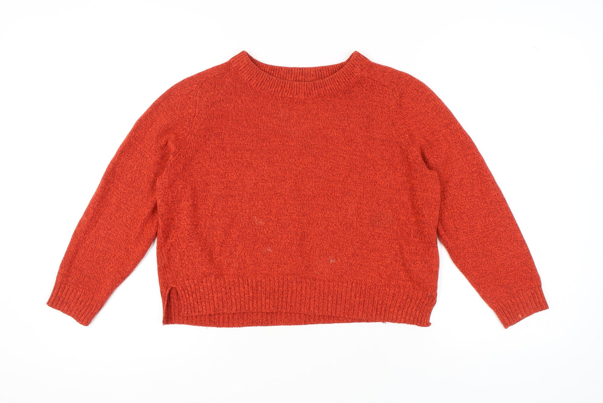 Womens UK Size 14 H&M Red Pullover Jumper