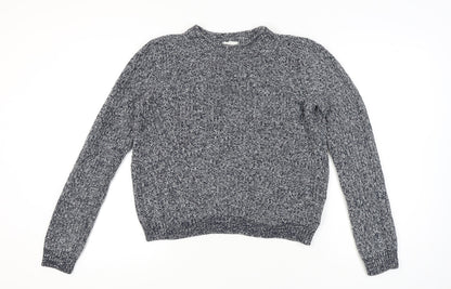 Womens UK Size L H&M Grey Pullover Jumper