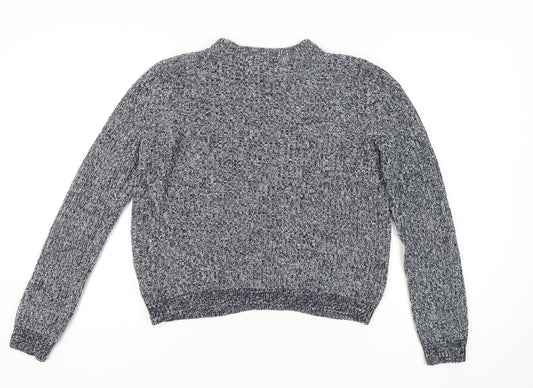 H&M Women's Grey Knit Pullover Jumper Size L