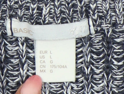 Womens UK Size L H&M Grey Pullover Jumper
