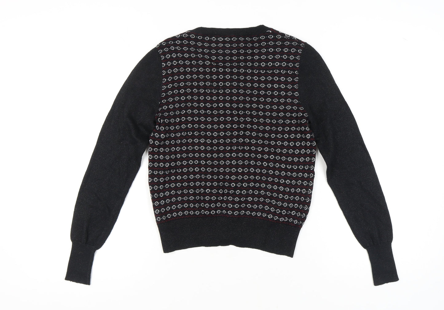 Womens UK Size S Antoni & Alison Black Cardigan Jumper