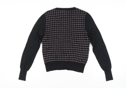 Womens UK Size S Antoni & Alison Black Cardigan Jumper