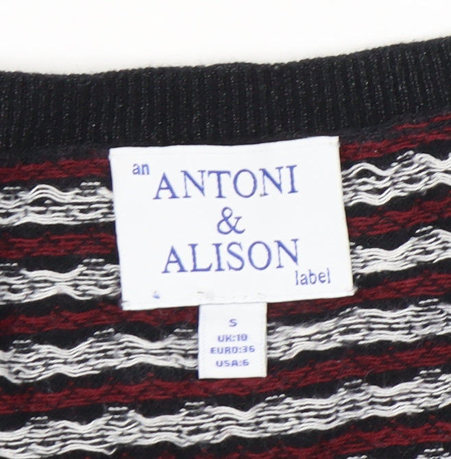 Womens UK Size S Antoni & Alison Black Cardigan Jumper