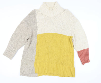 Womens UK Size M Marks and Spencer Multicoloured Pullover Jumper
