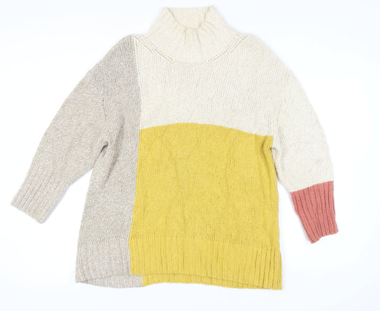 Womens UK Size M Marks and Spencer Multicoloured Pullover Jumper