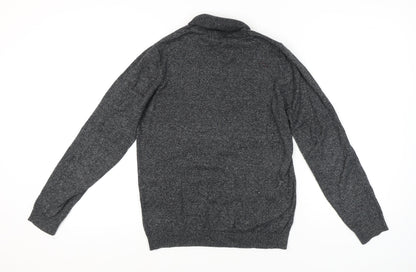 Next Men's Grey Roll Neck Pullover Jumper Size S