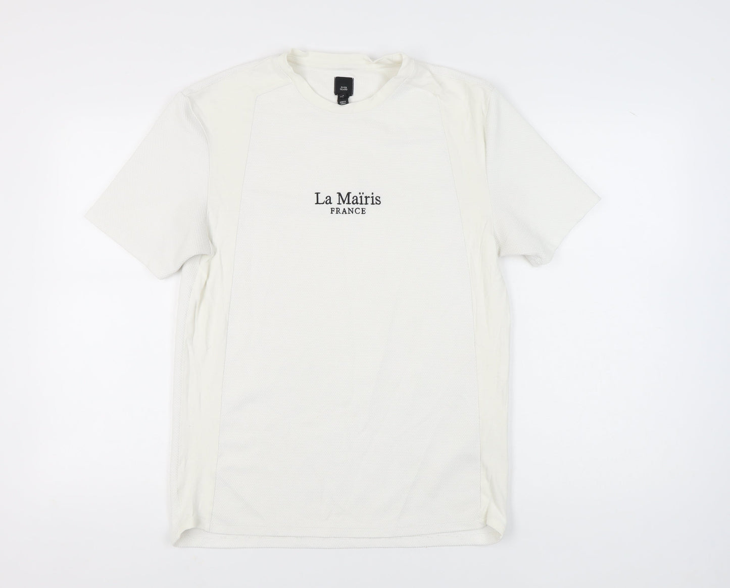 River Island Men’s White Crew Neck T-Shirt M