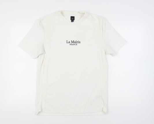River Island Men’s White Crew Neck T-Shirt M