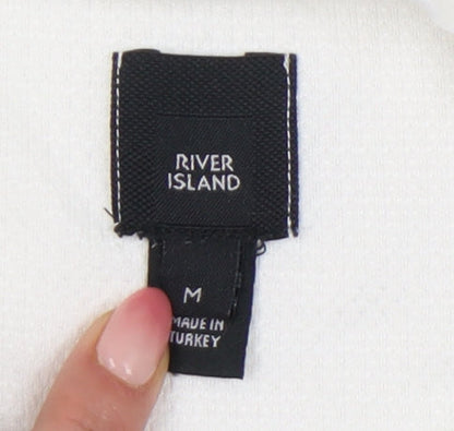 River Island Men’s White Crew Neck T-Shirt M