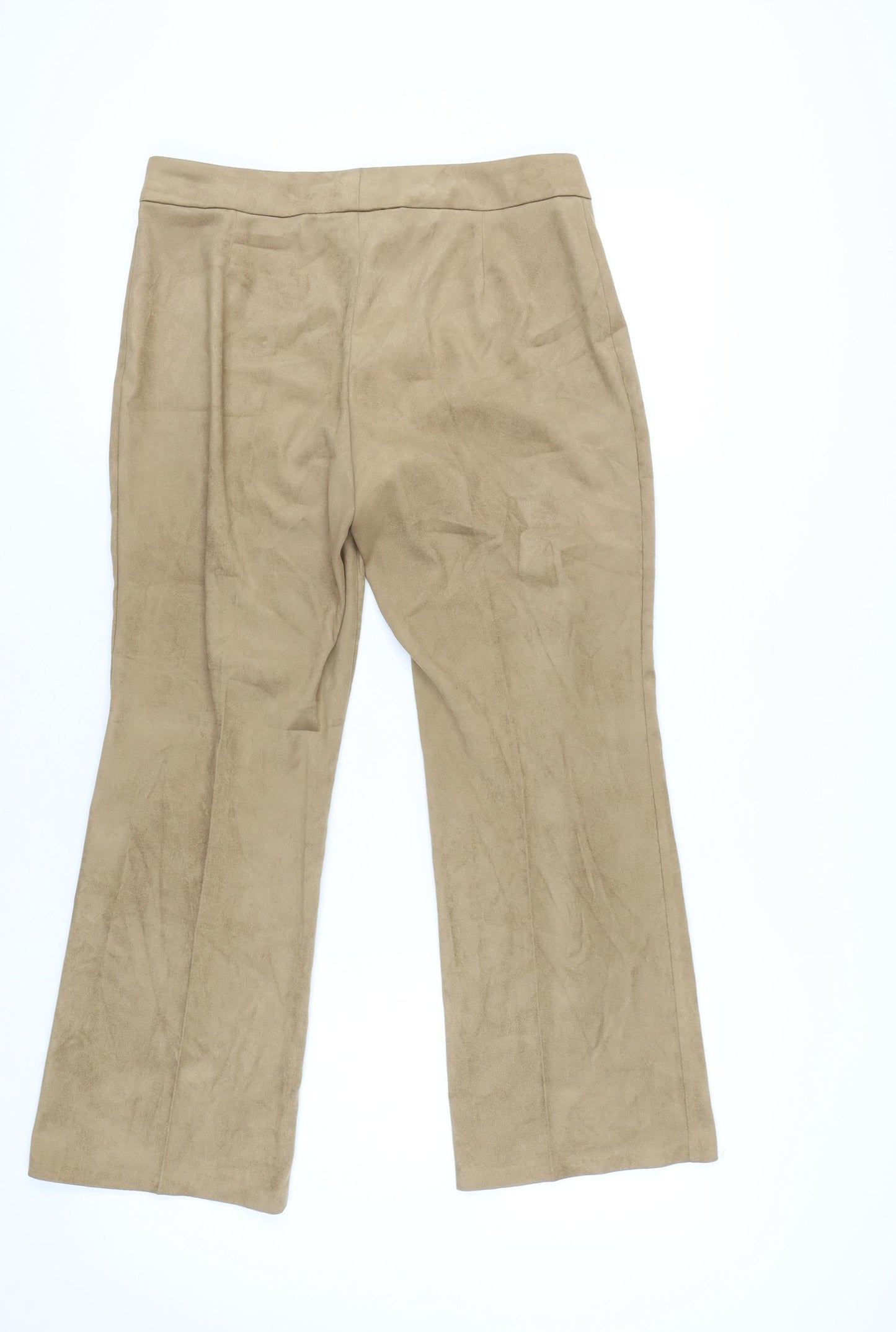 Womens UK Size 12 Marks and Spencer   Beige Trousers