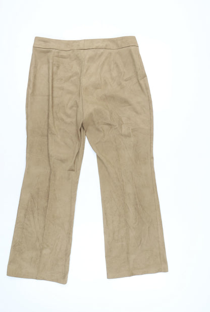 Womens UK Size 12 Marks and Spencer   Beige Trousers