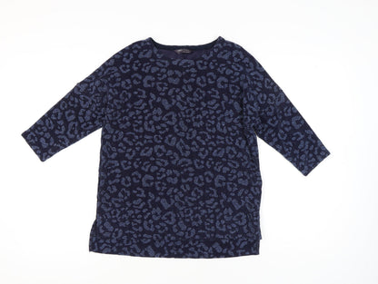 Womens UK Size 8 Marks and Spencer Blue Basic Blouse