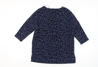 Womens UK Size 8 Marks and Spencer Blue Basic Blouse
