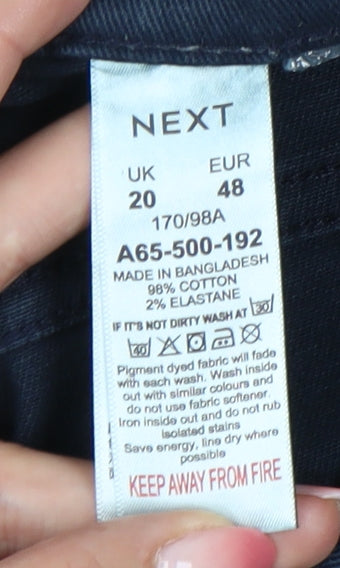 Next Women's Blue Cropped Jeans Size 20