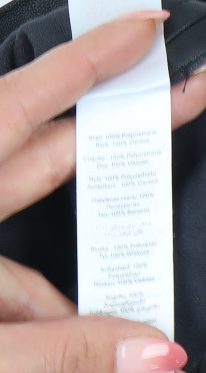 New Look Women's Black Pencil Skirt Size 8 with Zip