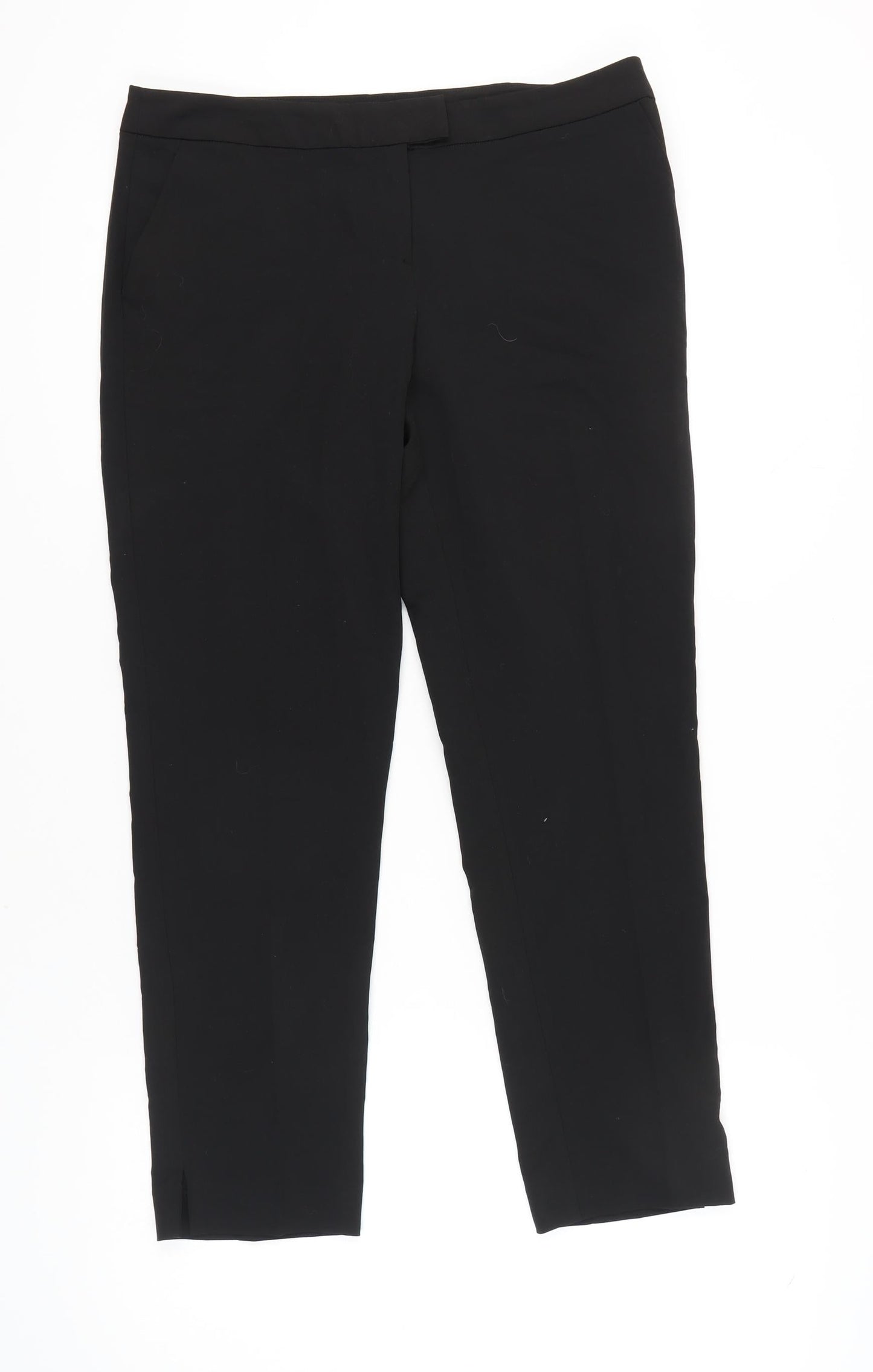 Womens UK Size 14 La Redoute Regular Fit Business Formal Black Trousers
