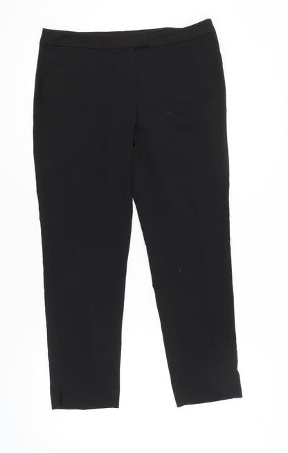 Womens UK Size 14 La Redoute Regular Fit Business Formal Black Trousers