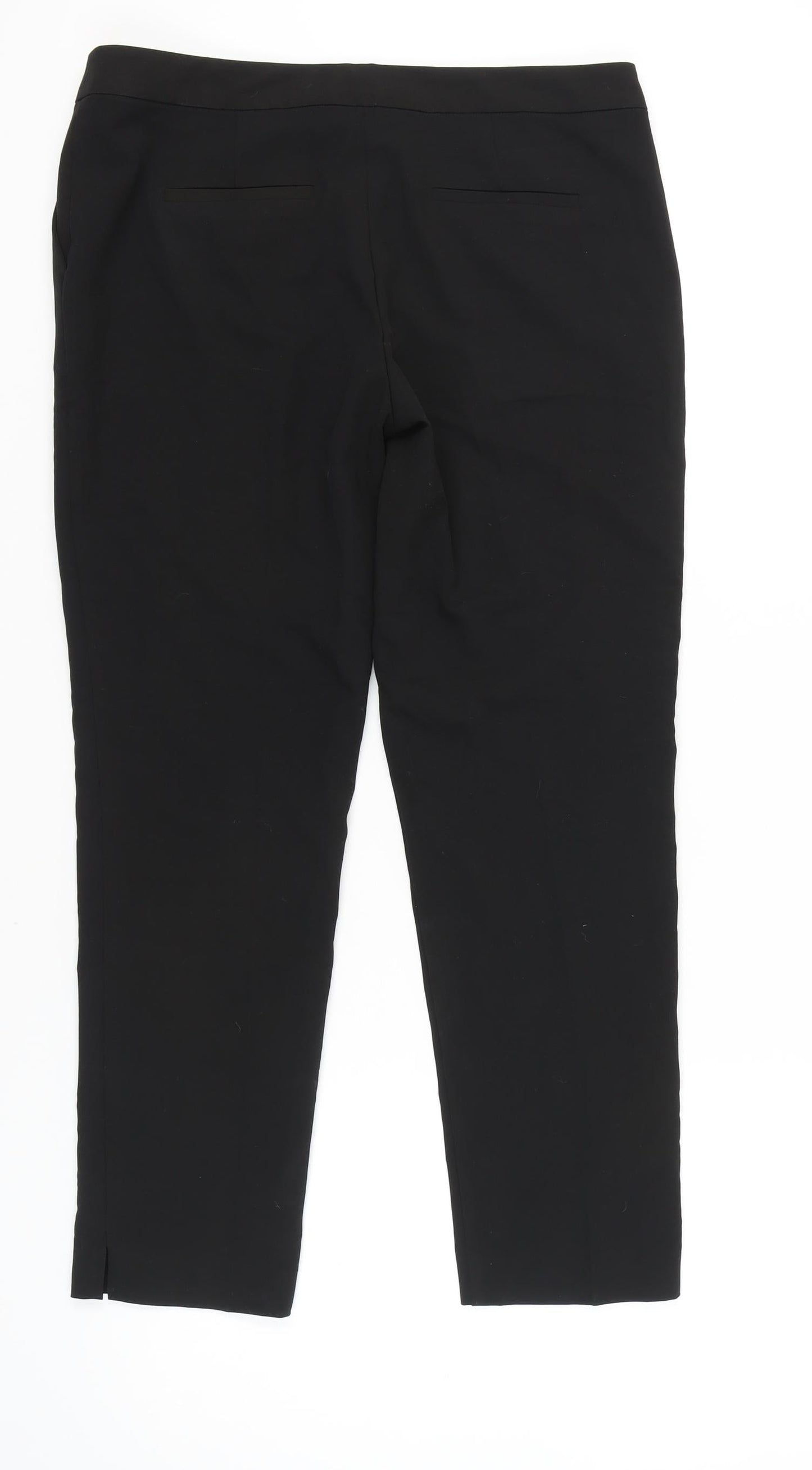 Womens UK Size 14 La Redoute Regular Fit Business Formal Black Trousers