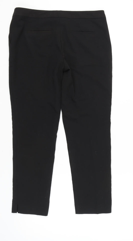 La Redoute Women's Black Straight Trousers, Size 14