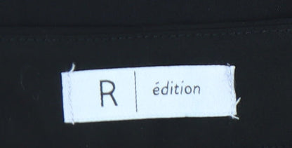Womens UK Size 14 La Redoute Regular Fit Business Formal Black Trousers