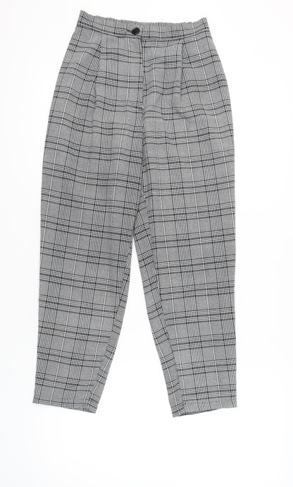 Womens UK Size 8 H&M Regular Fit Business Casual Multicoloured Trousers