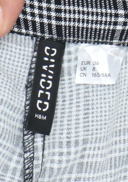 Womens UK Size 8 H&M Regular Fit Business Casual Multicoloured Trousers