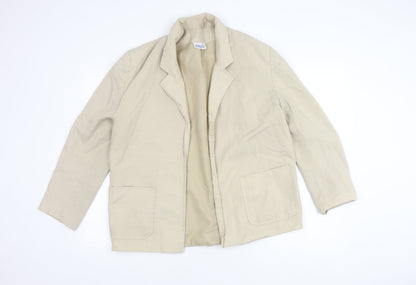 Peggy Page Women's Beige Blazer Jacket UK 16
