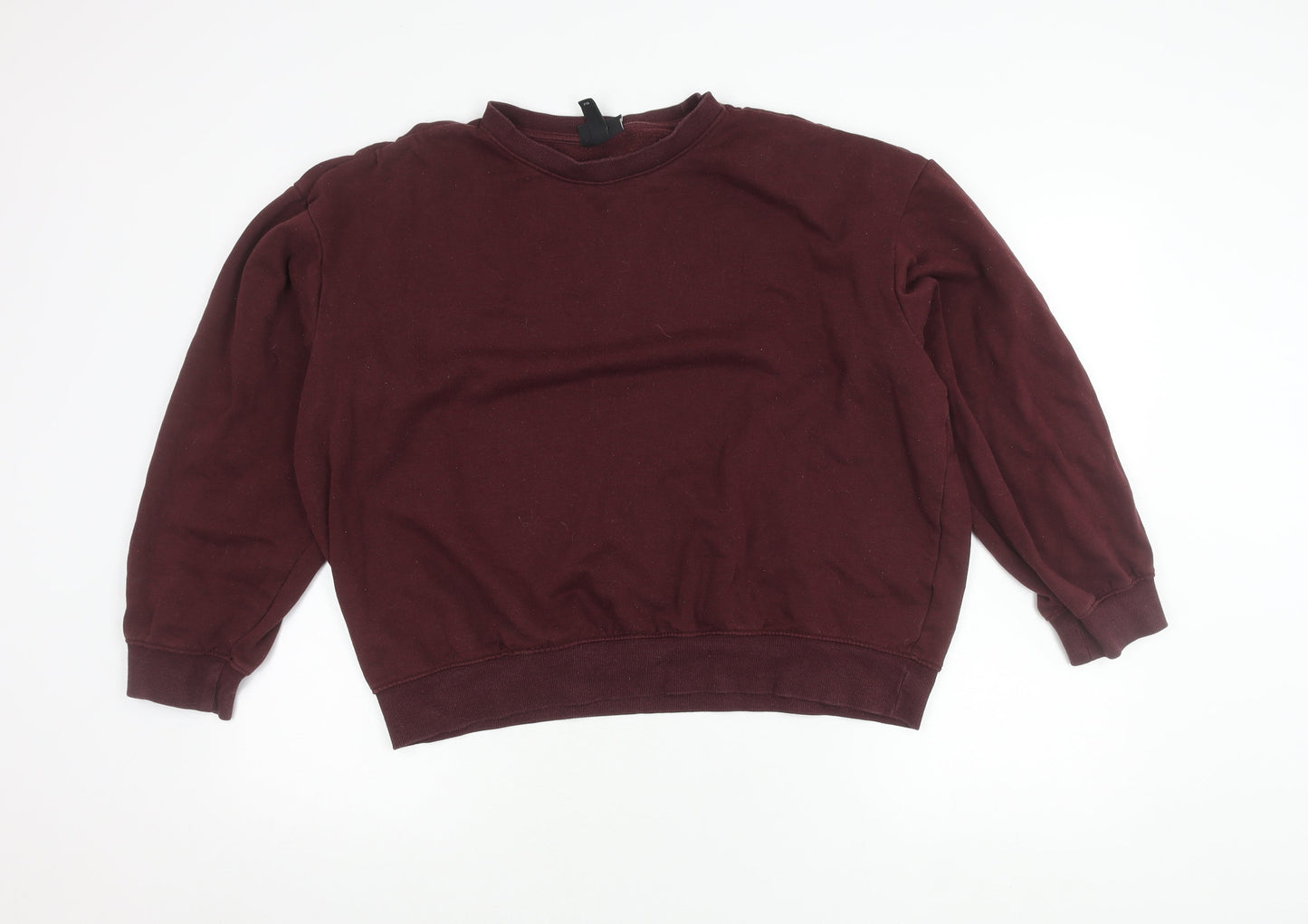 H&M Women's Purple L Pullover Sweatshirt