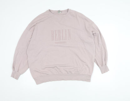 Womens UK Size 12 ASOS Pink Pullover Sweatshirt