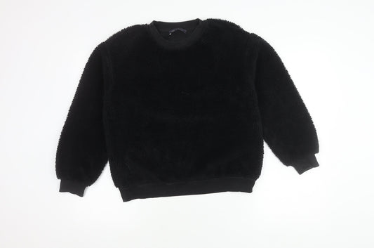 Womens UK Size S Marks and Spencer Black Pullover Sweatshirt