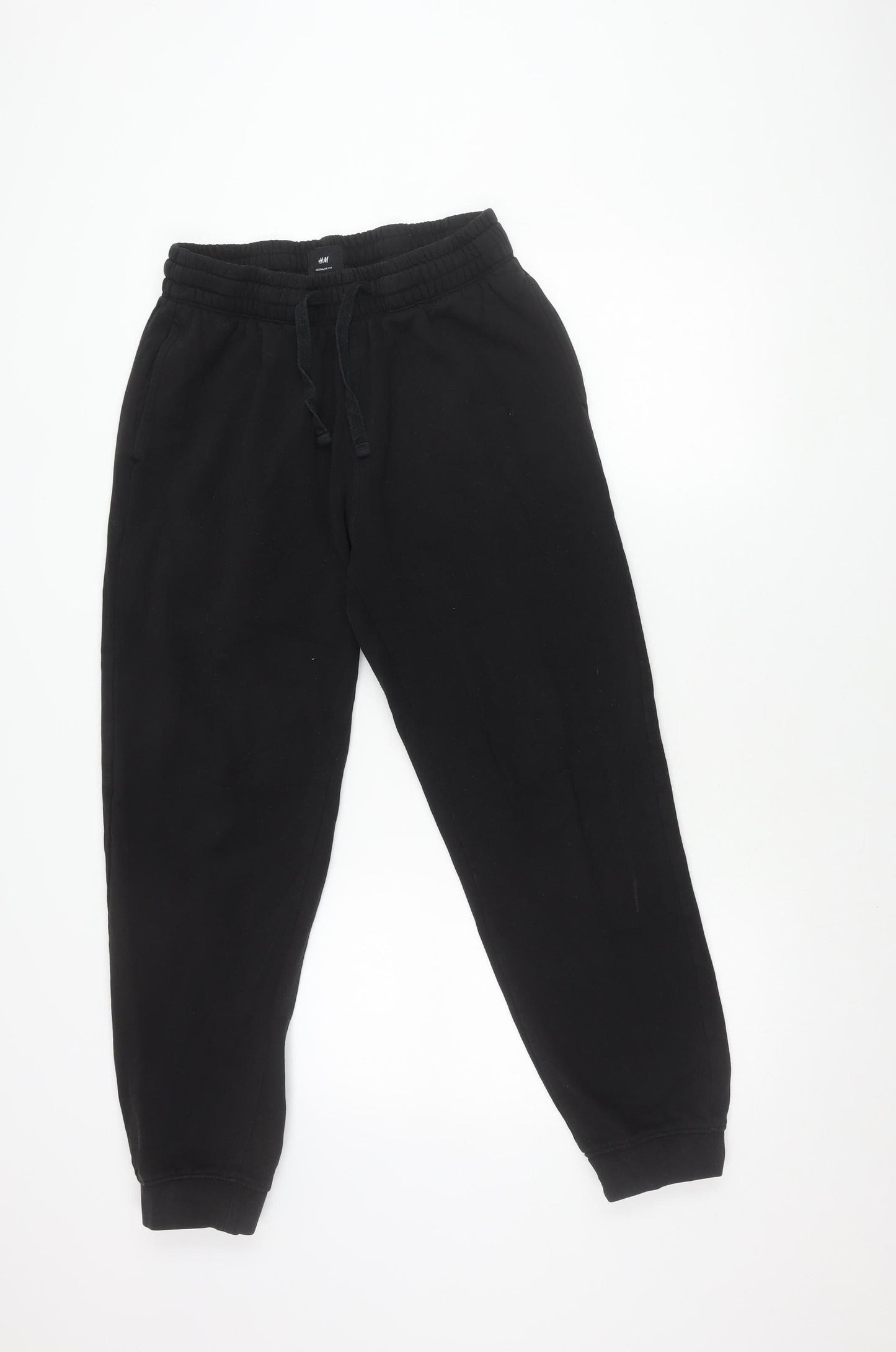 H&M Unisex Black Jogger Trousers M
