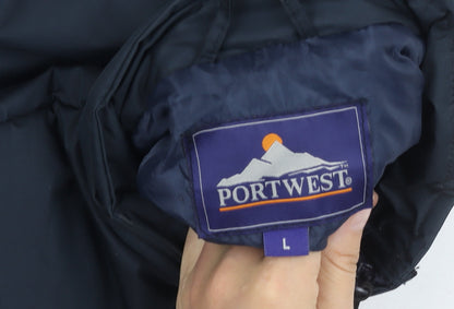 Portwest Unisex Blue Waistcoat with Pockets L